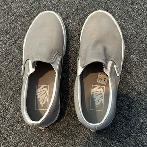 Vans Classic Gray Slip-On Shoes